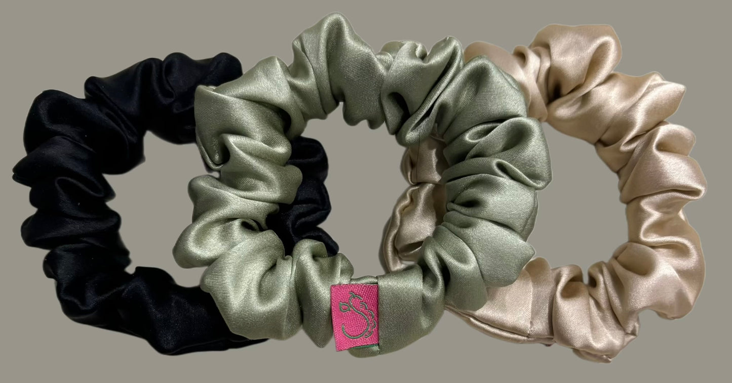 Midi Plus Silk Scrunchie Set/ Namaste