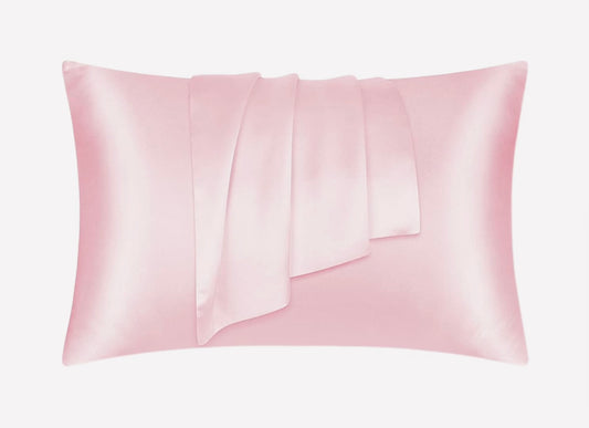 Set of 2 100% Mulberry Silk Pillowcases /Blush