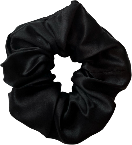 Fab & Full 100% Mulberry Silk Scrunchie/ Into the Night
